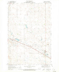 Scranton North Dakota Historical topographic map, 1:24000 scale, 7.5 X 7.5 Minute, Year 1969