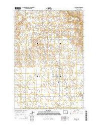 Selfridge North Dakota Current topographic map, 1:24000 scale, 7.5 X 7.5 Minute, Year 2014