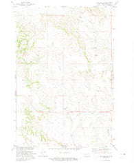 Selfridge SE North Dakota Historical topographic map, 1:24000 scale, 7.5 X 7.5 Minute, Year 1971