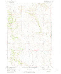 Selfridge SE North Dakota Historical topographic map, 1:24000 scale, 7.5 X 7.5 Minute, Year 1971