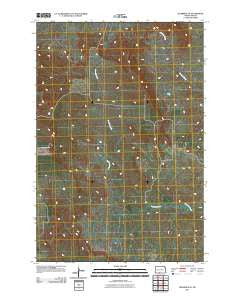 Selfridge SE North Dakota Historical topographic map, 1:24000 scale, 7.5 X 7.5 Minute, Year 2011