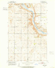 Selz NE North Dakota Historical topographic map, 1:24000 scale, 7.5 X 7.5 Minute, Year 1951