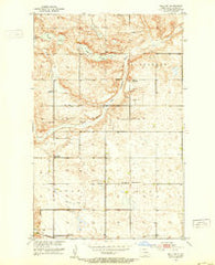 Selz NW North Dakota Historical topographic map, 1:24000 scale, 7.5 X 7.5 Minute, Year 1951