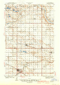 Selz North Dakota Historical topographic map, 1:62500 scale, 15 X 15 Minute, Year 1941