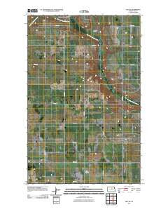 Selz NE North Dakota Historical topographic map, 1:24000 scale, 7.5 X 7.5 Minute, Year 2011