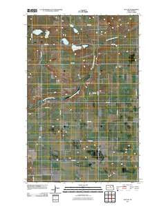 Selz NW North Dakota Historical topographic map, 1:24000 scale, 7.5 X 7.5 Minute, Year 2011