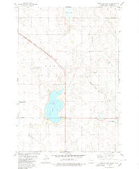 Senger Lake South North Dakota Historical topographic map, 1:24000 scale, 7.5 X 7.5 Minute, Year 1979