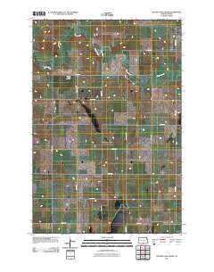 Senger Lake North North Dakota Historical topographic map, 1:24000 scale, 7.5 X 7.5 Minute, Year 2011