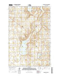 Senger Lake South North Dakota Current topographic map, 1:24000 scale, 7.5 X 7.5 Minute, Year 2014