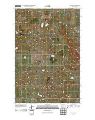 Senior Lake North Dakota Historical topographic map, 1:24000 scale, 7.5 X 7.5 Minute, Year 2011
