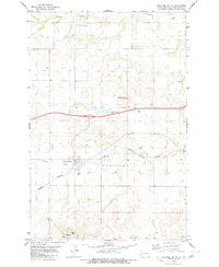 Sentinel Butte North Dakota Historical topographic map, 1:24000 scale, 7.5 X 7.5 Minute, Year 1980