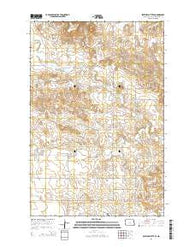 Sentinel Butte SE North Dakota Current topographic map, 1:24000 scale, 7.5 X 7.5 Minute, Year 2014