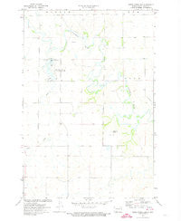 Sheep Creek Dam North Dakota Historical topographic map, 1:24000 scale, 7.5 X 7.5 Minute, Year 1972