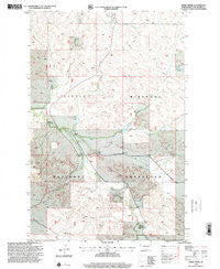 Sheep Creek North Dakota Historical topographic map, 1:24000 scale, 7.5 X 7.5 Minute, Year 1997