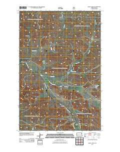 Sheep Creek North Dakota Historical topographic map, 1:24000 scale, 7.5 X 7.5 Minute, Year 2011