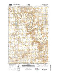 Sheep Creek Dam North Dakota Current topographic map, 1:24000 scale, 7.5 X 7.5 Minute, Year 2014