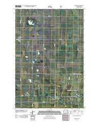 Sheldon North Dakota Historical topographic map, 1:24000 scale, 7.5 X 7.5 Minute, Year 2011