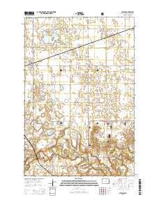 Sheldon North Dakota Current topographic map, 1:24000 scale, 7.5 X 7.5 Minute, Year 2014
