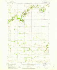 Sheldon NE North Dakota Historical topographic map, 1:24000 scale, 7.5 X 7.5 Minute, Year 1961