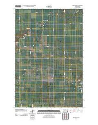 Sheldon NE North Dakota Historical topographic map, 1:24000 scale, 7.5 X 7.5 Minute, Year 2011