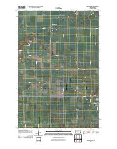 Sheldon NE North Dakota Historical topographic map, 1:24000 scale, 7.5 X 7.5 Minute, Year 2011