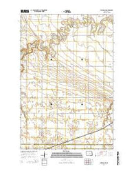 Sheldon NE North Dakota Current topographic map, 1:24000 scale, 7.5 X 7.5 Minute, Year 2014