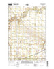 Sheldon NE North Dakota Current topographic map, 1:24000 scale, 7.5 X 7.5 Minute, Year 2014