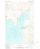Shell Creek Bay North Dakota Historical topographic map, 1:24000 scale, 7.5 X 7.5 Minute, Year 1981