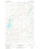 Shell Lake North Dakota Historical topographic map, 1:24000 scale, 7.5 X 7.5 Minute, Year 1981