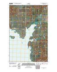 Shell Creek Bay North Dakota Historical topographic map, 1:24000 scale, 7.5 X 7.5 Minute, Year 2011