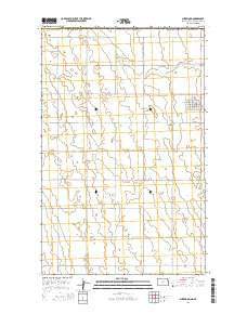 Sherwood North Dakota Current topographic map, 1:24000 scale, 7.5 X 7.5 Minute, Year 2014