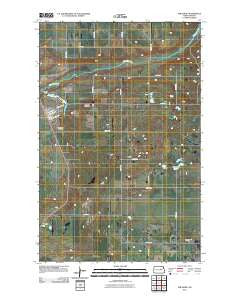 Sheyenne North Dakota Historical topographic map, 1:24000 scale, 7.5 X 7.5 Minute, Year 2011