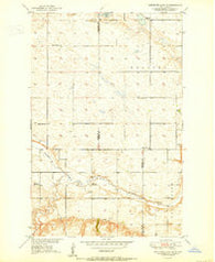 Sheyenne Lake NE North Dakota Historical topographic map, 1:24000 scale, 7.5 X 7.5 Minute, Year 1950