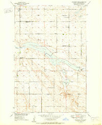 Sheyenne Lake North Dakota Historical topographic map, 1:24000 scale, 7.5 X 7.5 Minute, Year 1950