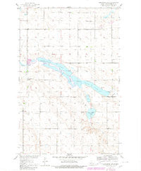 Sheyenne Lake North Dakota Historical topographic map, 1:24000 scale, 7.5 X 7.5 Minute, Year 1950