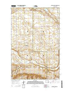 Sheyenne Lake NE North Dakota Current topographic map, 1:24000 scale, 7.5 X 7.5 Minute, Year 2014