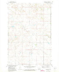 Shields SW North Dakota Historical topographic map, 1:24000 scale, 7.5 X 7.5 Minute, Year 1971