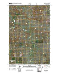 Shields SW North Dakota Historical topographic map, 1:24000 scale, 7.5 X 7.5 Minute, Year 2011
