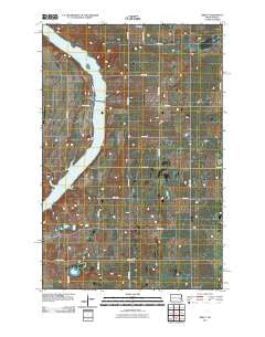 Sibley North Dakota Historical topographic map, 1:24000 scale, 7.5 X 7.5 Minute, Year 2011