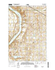 Sibley North Dakota Current topographic map, 1:24000 scale, 7.5 X 7.5 Minute, Year 2014