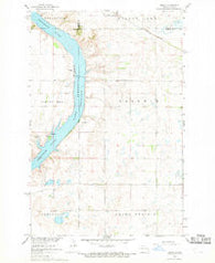 Sibley North Dakota Historical topographic map, 1:24000 scale, 7.5 X 7.5 Minute, Year 1967