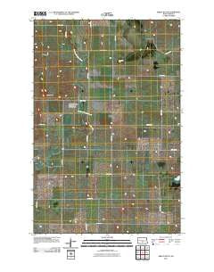 Sibley Butte North Dakota Historical topographic map, 1:24000 scale, 7.5 X 7.5 Minute, Year 2011