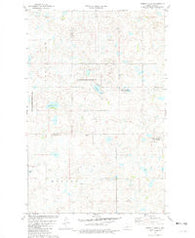 Siebold Lake North Dakota Historical topographic map, 1:24000 scale, 7.5 X 7.5 Minute, Year 1981