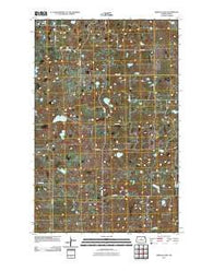 Siebold Lake North Dakota Historical topographic map, 1:24000 scale, 7.5 X 7.5 Minute, Year 2011