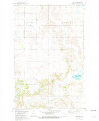 Sikes Dam North Dakota Historical topographic map, 1:24000 scale, 7.5 X 7.5 Minute, Year 1981