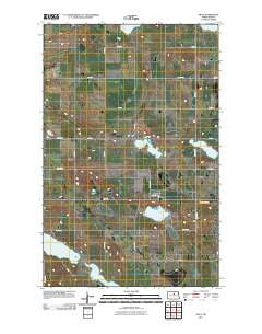 Silva North Dakota Historical topographic map, 1:24000 scale, 7.5 X 7.5 Minute, Year 2011