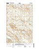 Silva North Dakota Current topographic map, 1:24000 scale, 7.5 X 7.5 Minute, Year 2014