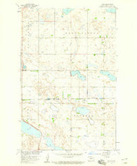 Silva North Dakota Historical topographic map, 1:24000 scale, 7.5 X 7.5 Minute, Year 1958