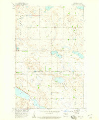 Silva North Dakota Historical topographic map, 1:24000 scale, 7.5 X 7.5 Minute, Year 1958