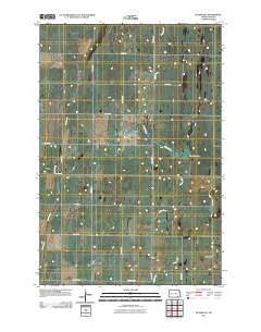 Silverleaf North Dakota Historical topographic map, 1:24000 scale, 7.5 X 7.5 Minute, Year 2011